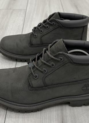 Женские ботинки timberland nellie chukka double grey (25,5 см)2 фото