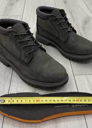 Женские ботинки timberland nellie chukka double grey (25,5 см)7 фото