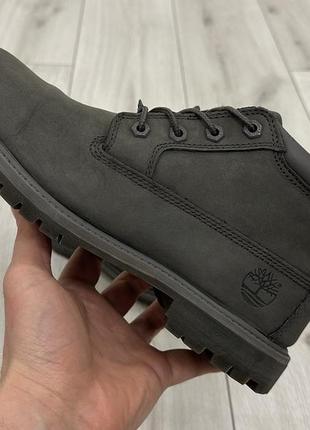 Женские ботинки timberland nellie chukka double grey (25,5 см)8 фото