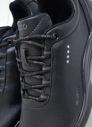 Ecco biom чорні, шкіра кросівки еко кроссовки кросовки эко7 фото