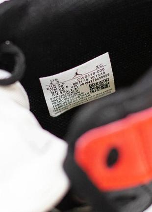 Nike air jordan 1 retro білі з чорним і червоним найк аїр джердан кросівки7 фото
