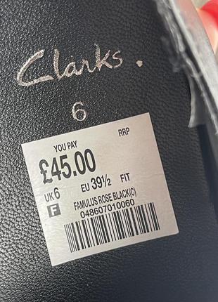 Шкіряні черевики туфлі clarks8 фото