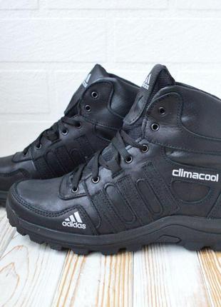 Adidas climacool чорні, високі, хутро кросівки чоловічі адідас клімакул8 фото