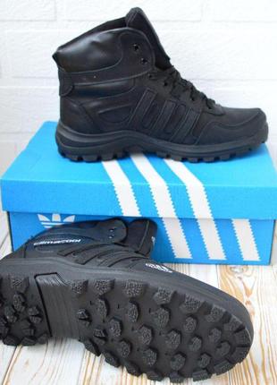 Adidas climacool чорні, високі, хутро кросівки чоловічі адідас клімакул7 фото