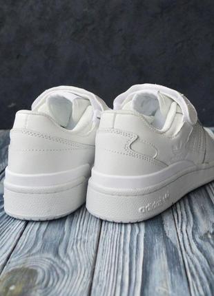 Adidas forum білі, шкіра топ кросівки жіночі адідас форум адидас9 фото