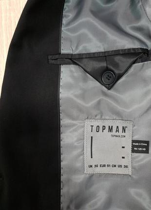 Topman - 46  xs - піджак чоловічий коричневий пиджак мужской8 фото