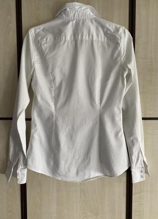 Рубашка белая коттоновая2 фото