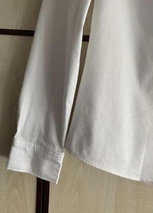 Рубашка белая коттоновая3 фото