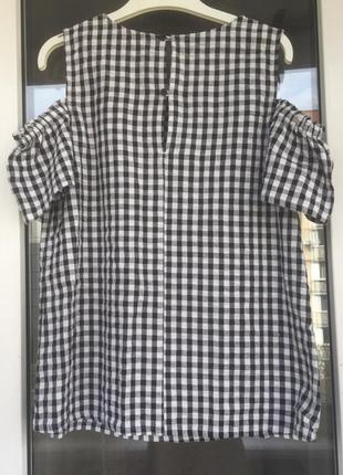 Kiabi хлопковая блузка с воланами размер м5 фото