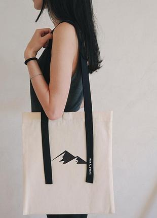 Шопер,шоппер,екосумка на магнітній застібці гори
