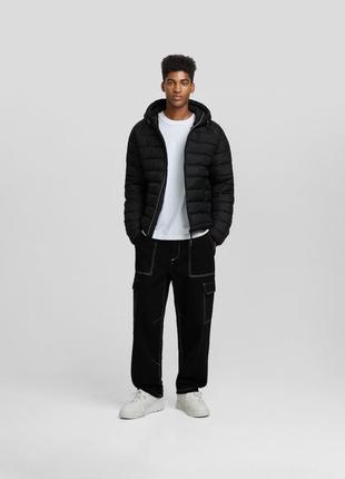 Куртка bershka (m,l,xl) lightweight puffer jacket оригінал демісезон2 фото