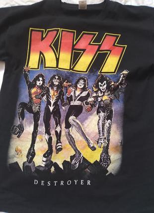 Футболка мерч гурту kiss