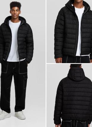 Куртка bershka (m,l,xl) lightweight puffer jacket оригінал демісезон3 фото