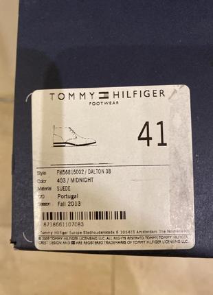 Замшеві туфлі tommy hilfiger 417 фото