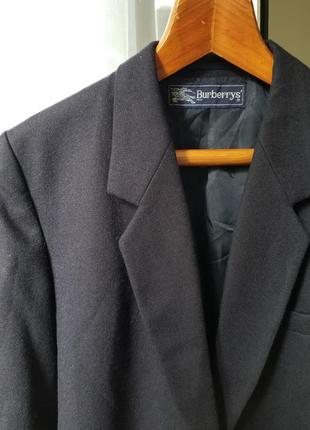 Винтажный пиджак burberry шерсть