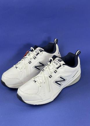 Чоловічі білі шкіряні кросівки new balance 608 розмір 51