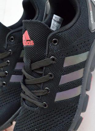Adidas climacool чорні з перламутром, сітка кросівки адідас клімакул адидас климакул кроссовки9 фото
