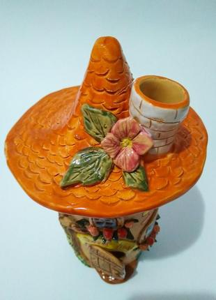 Аромалампа керамическая "шляпник".