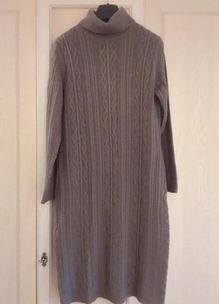 Стильное вязаное платье от anna aura.1 фото