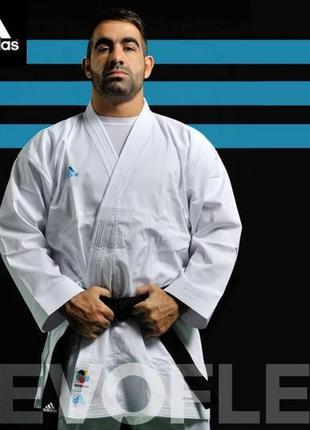 Кимоно для карате revoflex  белое adidas k190sk wkf профессиональное