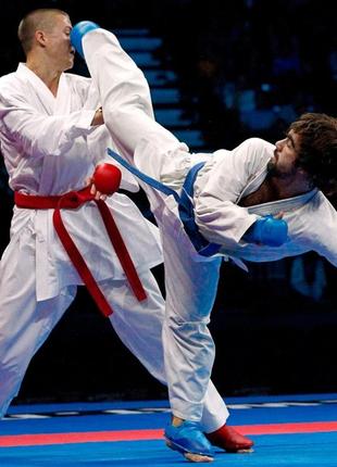 Кімоно для карате revoflex біле adidas k190sk wkf професійне10 фото