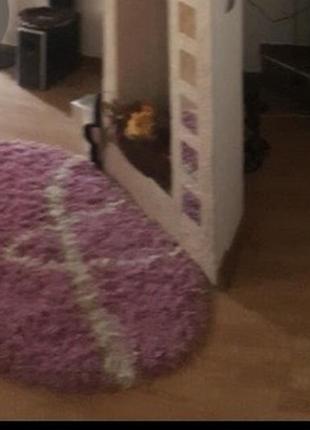 Коврик рожевий