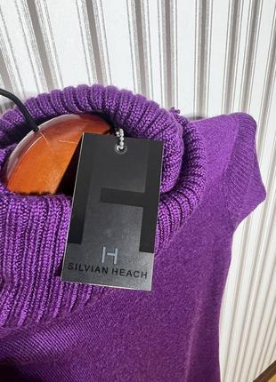 Жіноча фіолетова вʼязана сукня сарафан silvian heach3 фото