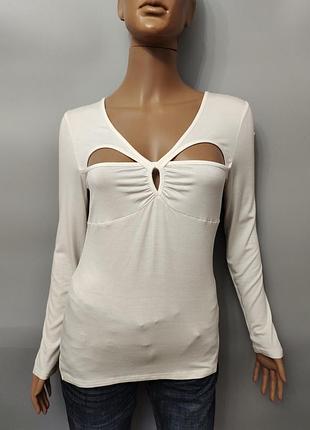 Стильний вишуканий лонгслив блузка morgan, р.m/l