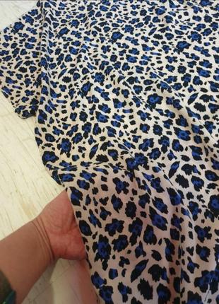 Трендовое легкое платье оверсайз animal анімал леопардовый принт  peppercorn4 фото