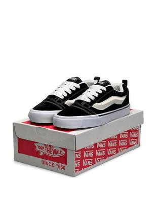 Чоловічі кеди vans  knu skool shoe black