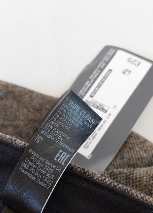 Жиганка кепка m&s wool rich textured flat cap with stormwear™7 фото