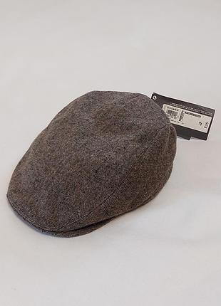 Жиганка кепка m&s wool rich textured flat cap with stormwear™