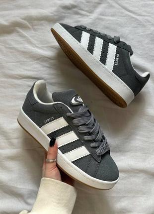 Кросівки adidas campus grey white