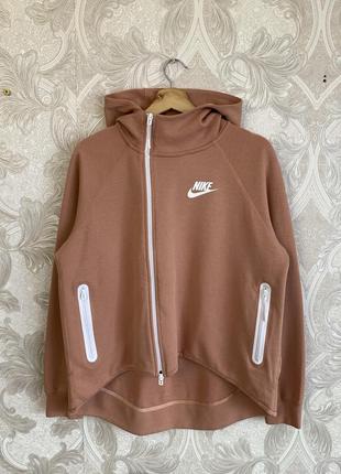 Персикова кофта светр світшот олімпійка лонгслів пуловер худі nike tech fleece оригінал1 фото