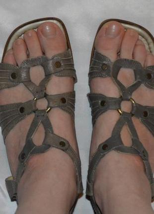 Босоніжки шкіряні сандалі rieker розмір 39 40, босоніжки шкіра3 фото