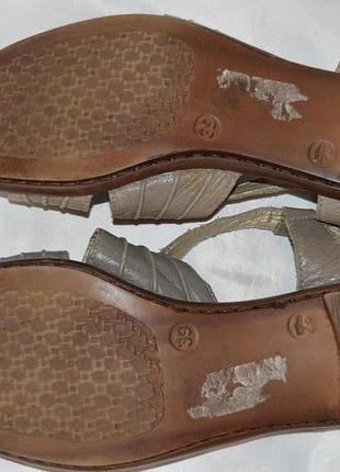 Босоніжки шкіряні сандалі rieker розмір 39 40, босоніжки шкіра4 фото