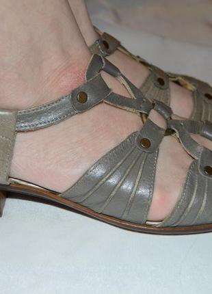 Босоніжки шкіряні сандалі rieker розмір 39 40, босоніжки шкіра5 фото