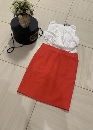 Базова, яскрава спідниця-олівець, h&m, розмір м/38