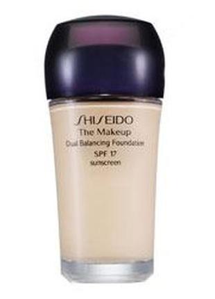 Тональный крем двойного действия shiseido the makeup dual balancing foundation spf 15 тон b80 тестер