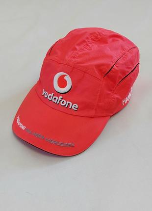 Гоночна кепка mercedes mclaren vodafone lewis hamilton racing 5-panel nylon cap1 фото