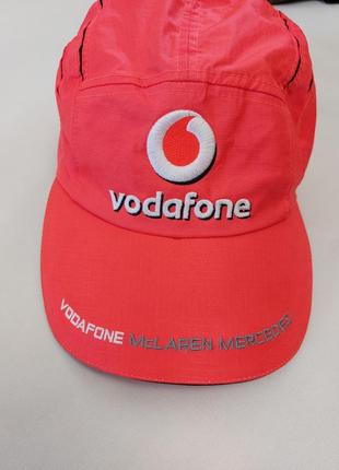 Гоночна кепка mercedes mclaren vodafone lewis hamilton racing 5-panel nylon cap2 фото