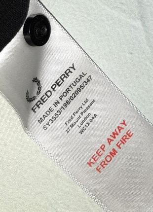 🎁1+1=3 брендова чорна футболка поло бавовна fred perry на хлопчика 4-5 років5 фото