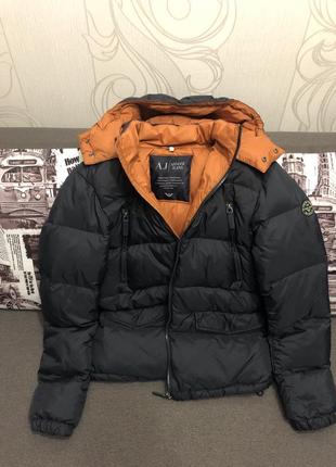 Куртка , пуховик armani jeans xs-s оригінал