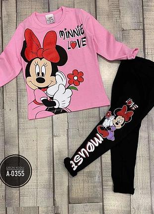Спортивний прогулянковий костюм двійка мінні маус туреччина
