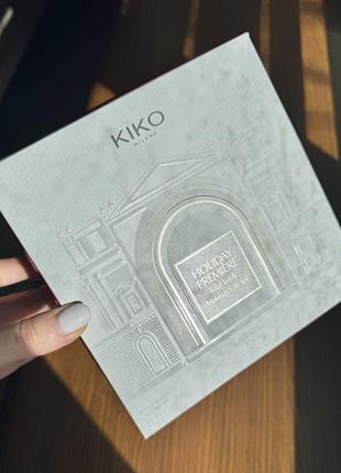 Набір подарунковий kiko milano holiday première total look makeup gift set туш блиск подарочный набор3 фото