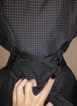 Красивая женская кофта, блузка с жабо 20 размер next7 фото
