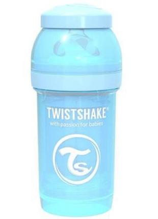 Пляшка для годування twistshake антиколькова 180 мл, світло-блакитна (69857/78250)1 фото