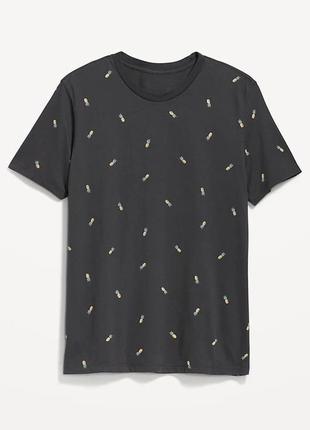 Мужская футболка old navy с принтом ананасов. размер с