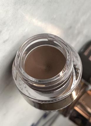 Помадка помада для бровей с кистью кисточкой flormar brow pomade тон 03 3 brown коричневая4 фото