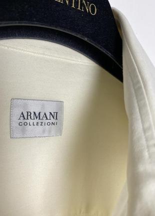 Світла жовта пастельна сорочка armani3 фото